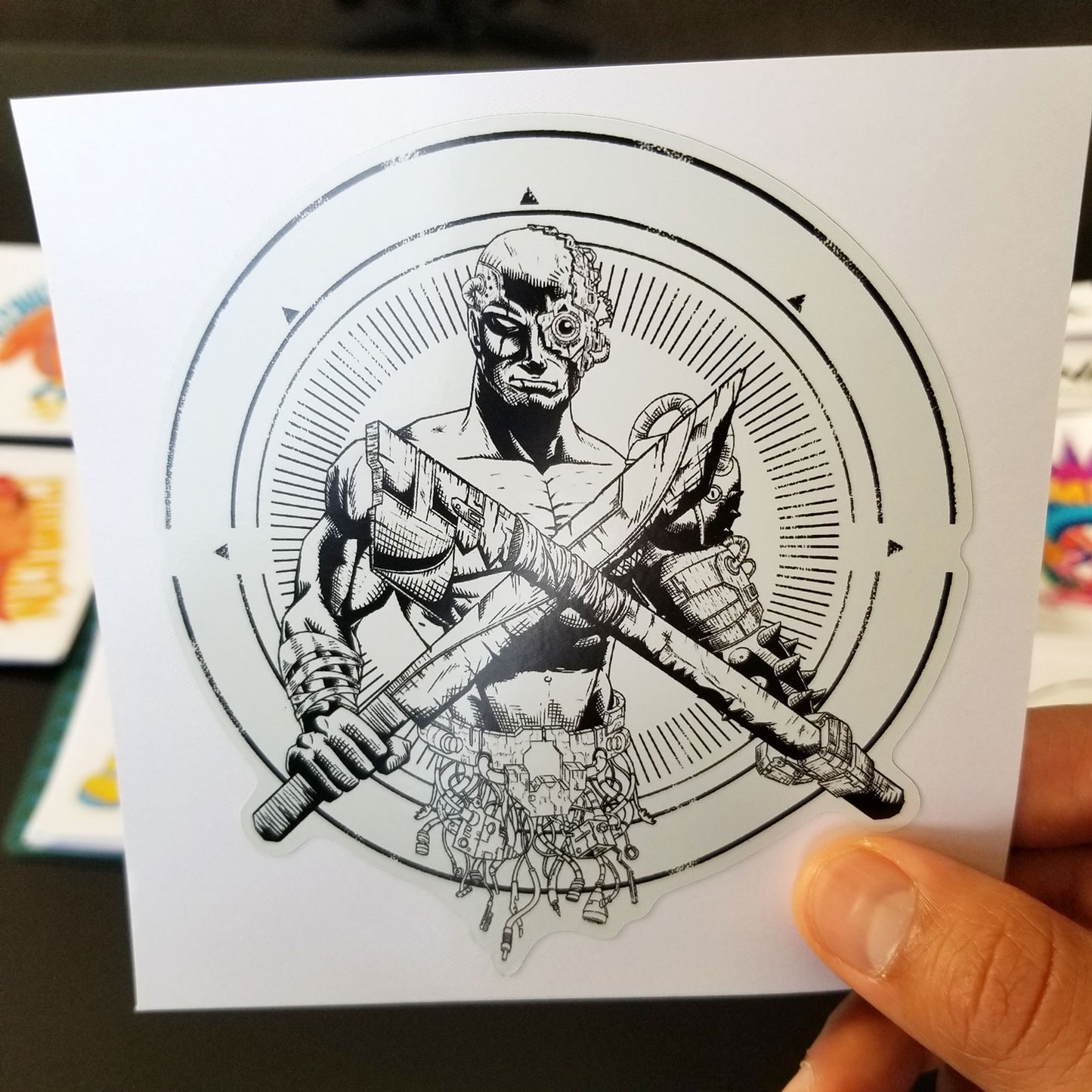 Cyborg Sticker