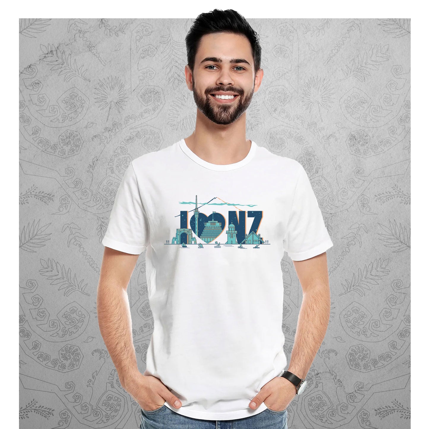 I Love NZ Arch Tee - PREORDER