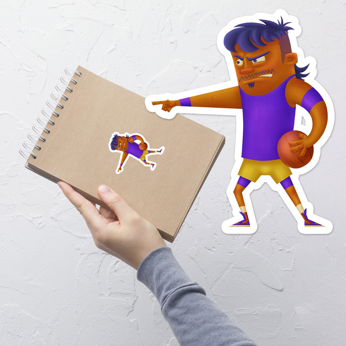 B-Ball Players Stickers
