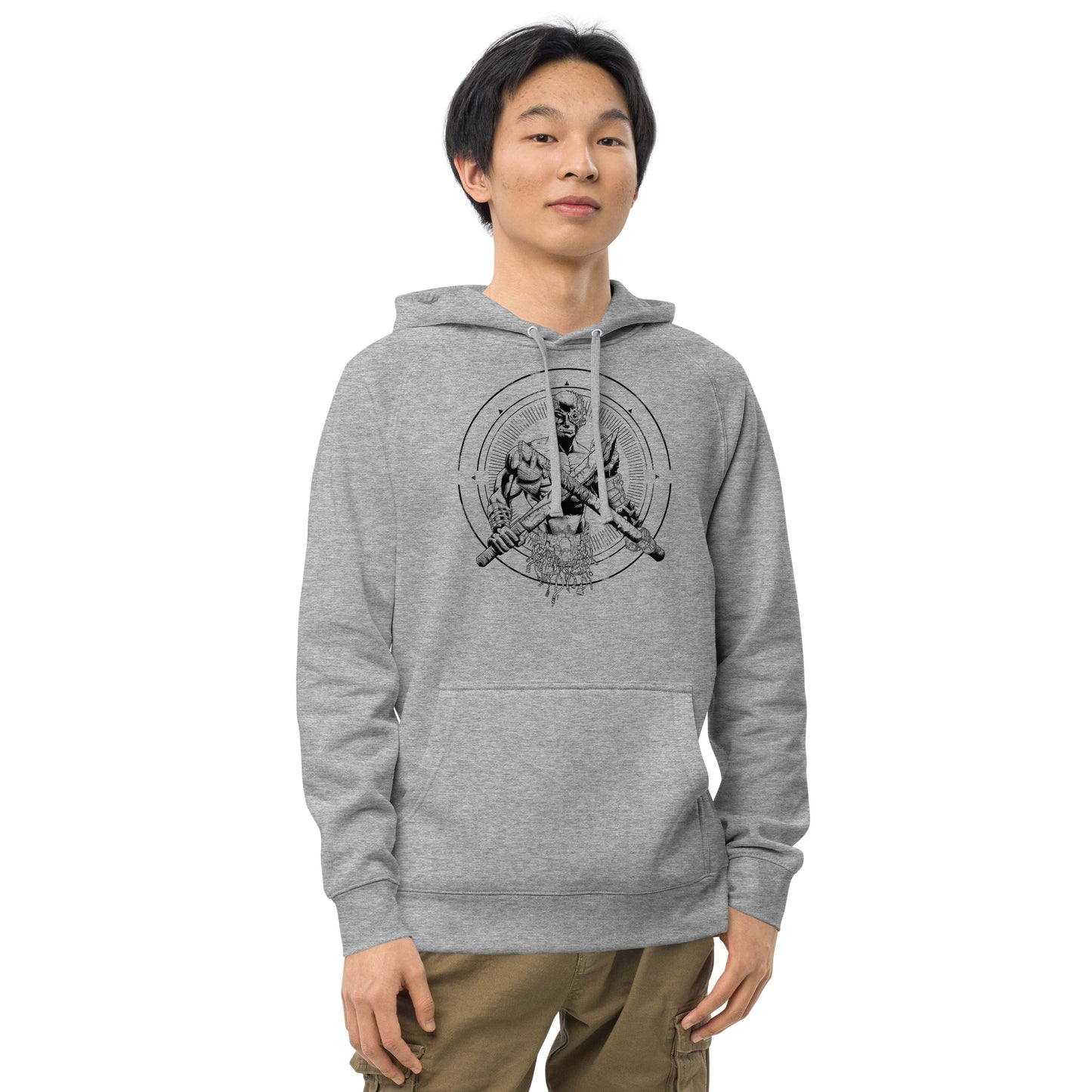 Chained Cyborg Unisex Gray Hoodie