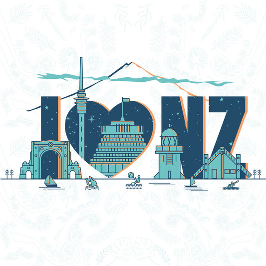 I Love NZ Arch Tee - PREORDER