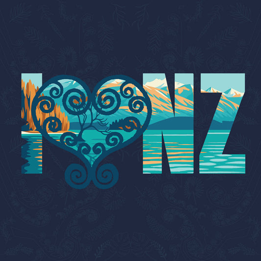 I Love NZ Whenua Tee - PREORDER