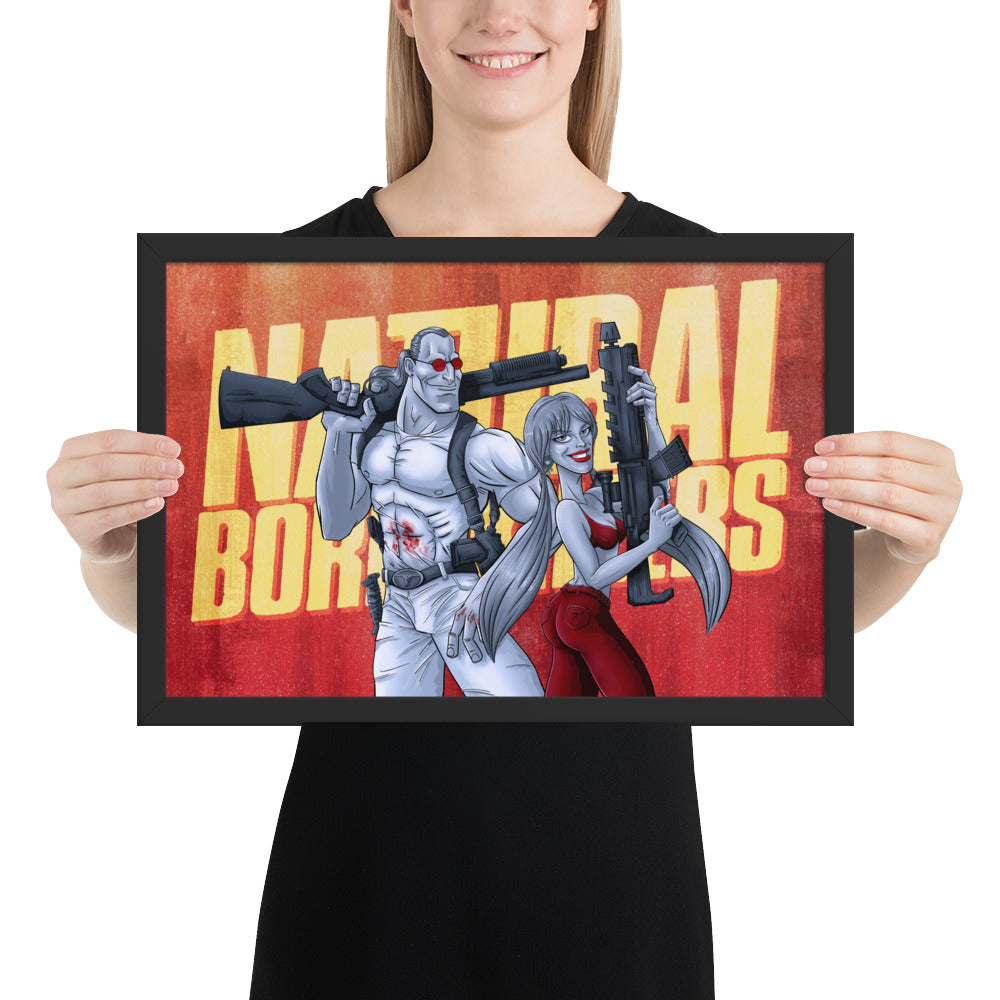 NBK Framed poster