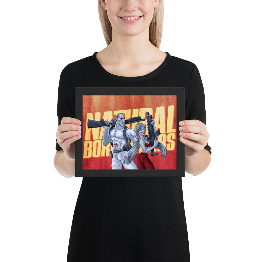 NBK Framed poster