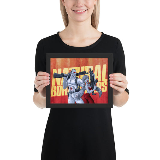 NBK Framed poster