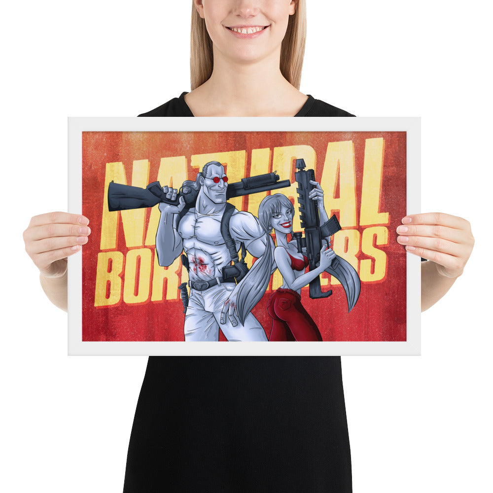 NBK Framed poster