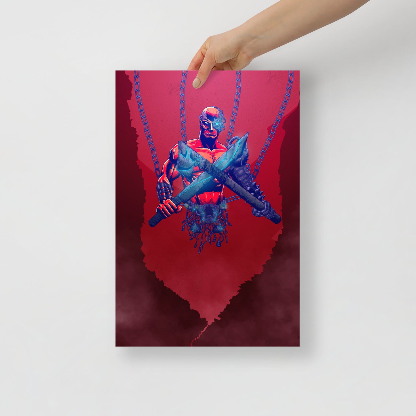 Chained Cyborg Poster