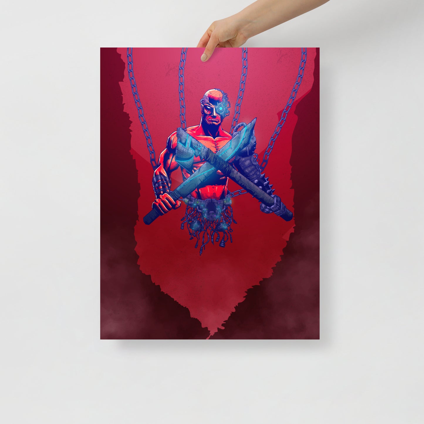 Chained Cyborg Poster