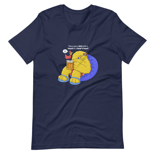 Bird, Beer, Bear Unisex T-shirt