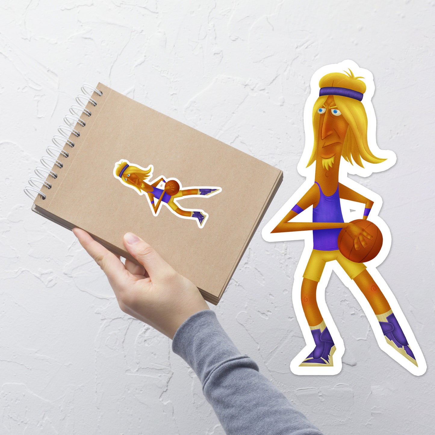 B-Ball Players Stickers
